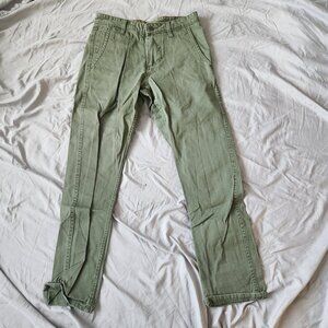 Dockers alpha khakis 29x30 olive green